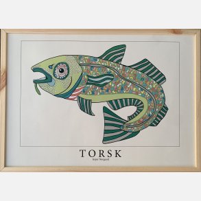 Torsk (42x29,7 cm). Grn