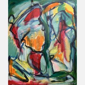 Mellemvrende 110x90 cm