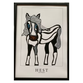 Hest  43,5x31,5 cm