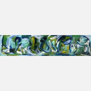 Green green World 83x183 cm