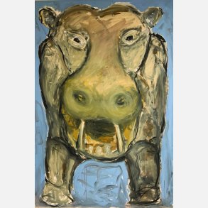 Hippo Heart 219x146 cm