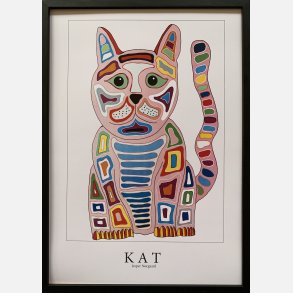 Kat    Pink 43,5x31,5 cm