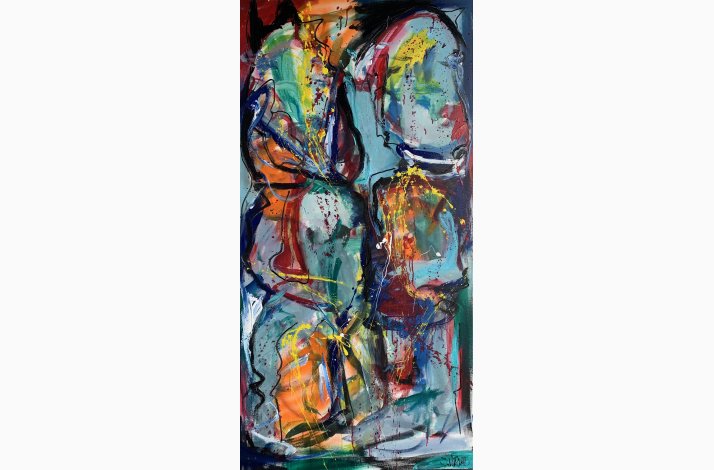 Stadig SKARP. 160x80 cm (solgt)