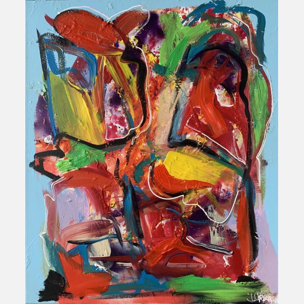 Et jeblik 60x50 cm