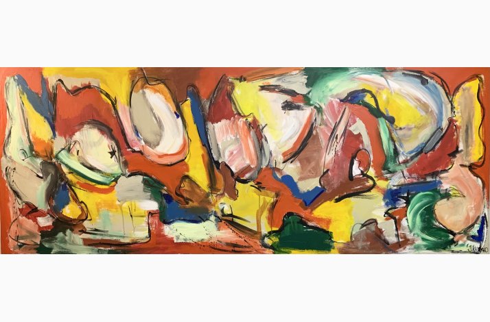 Somewhere in the middle of the tale 85x218 cm