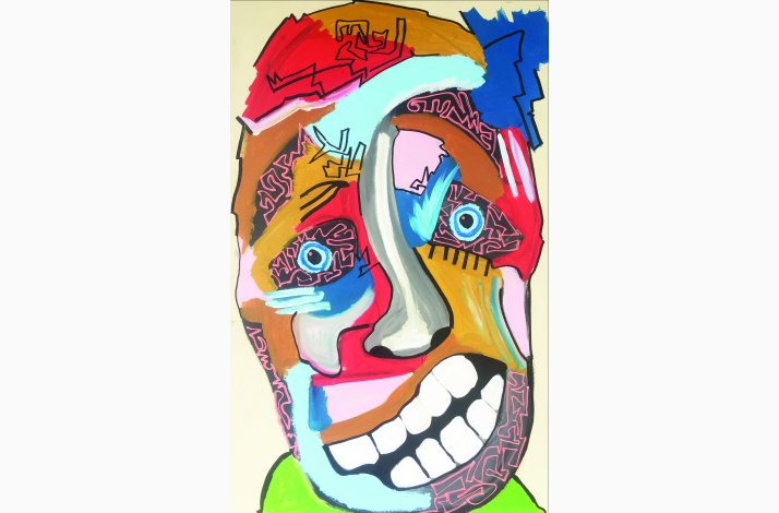 The Family Skull  100x62,7 cm (solgt)