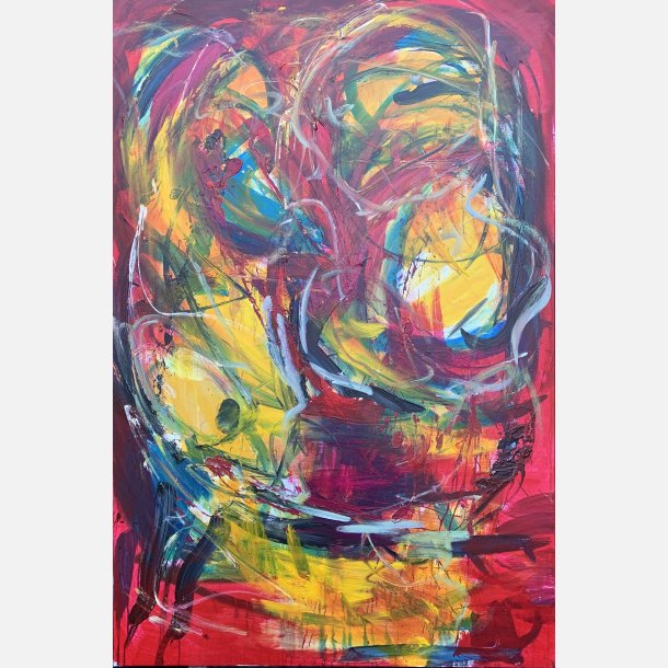 Ave Maria In The Red 150x100 cm