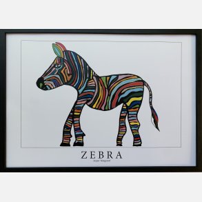 Zebra 31,5x43,5 cm