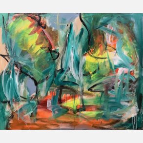 Venter p dig  100x120 cm