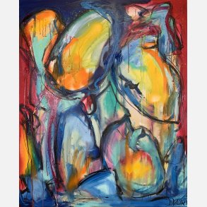 Hvorfor bliver himlen s rd?  110x90 cm - reserveret