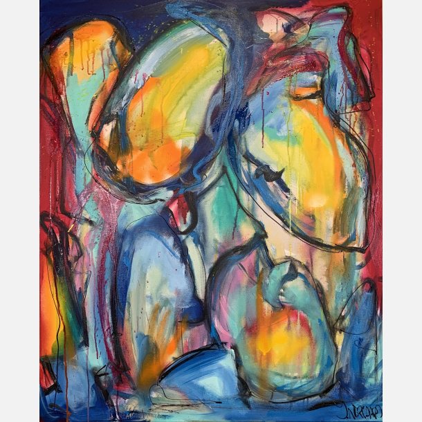 Hvorfor bliver himlen s rd?  110x90 cm - reserveret