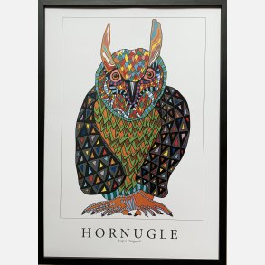 Hornugle  43,5x31,5 cm