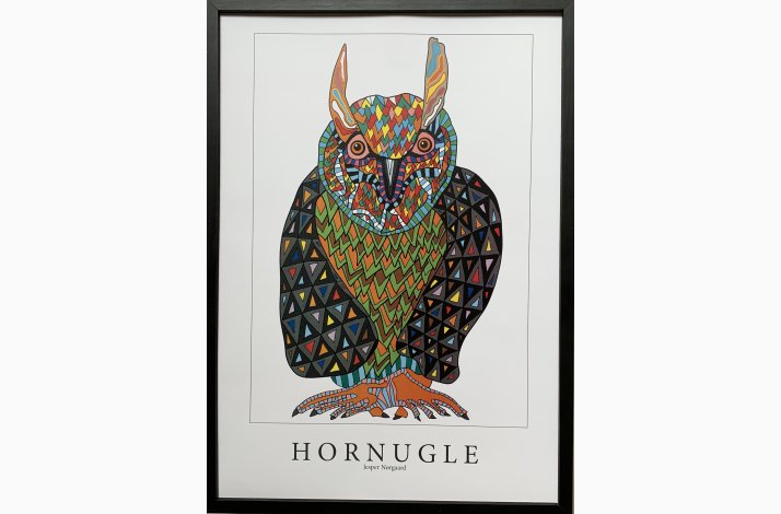 Hornugle  43,5x31,5 cm