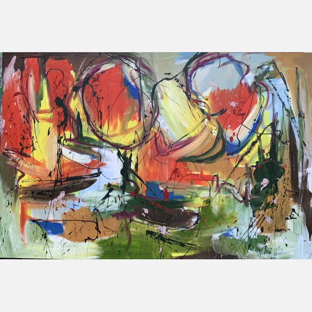 Follow the white rabbit (147x219 cm)