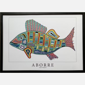 Aborre  grn/bl 31,5x43,5 cm