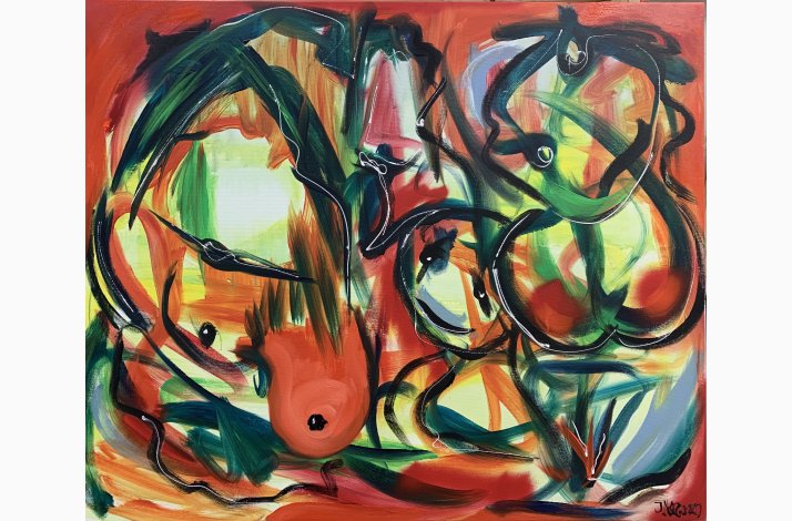 You gotta be with me. 100x120 cm