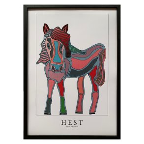Hest  43,5x31,5 cm