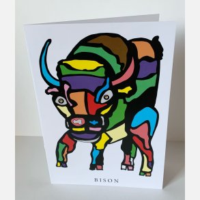 Bison  dobbeltkort 21x15 cm