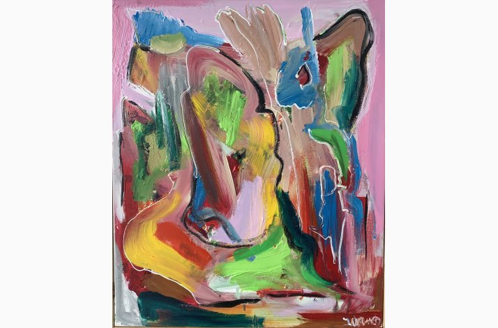 På vej 60x50 cm