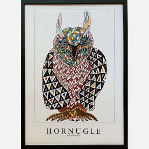 Hornugle 43,5x31,5 cm