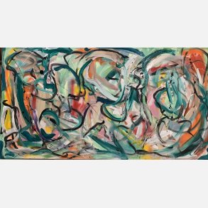 Det grnnes. (119x219 cm)