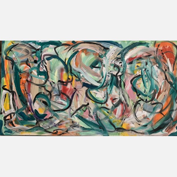 Det grnnes. (119x219 cm)