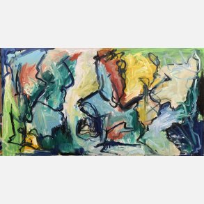 Somewhere somewhere  119x218 cm