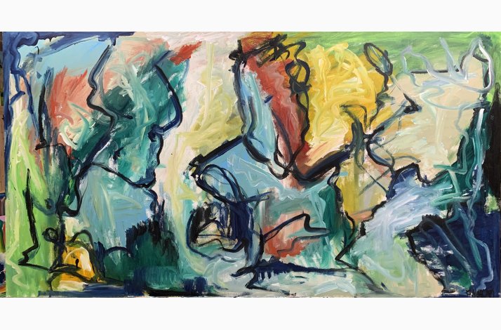 Somewhere somewhere  119x218 cm