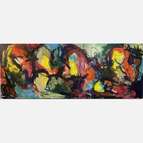 Between beginnings 85x218 cm