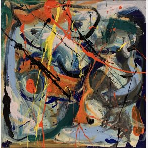 Din Trold i skoven  50x50 cm  (solgt)