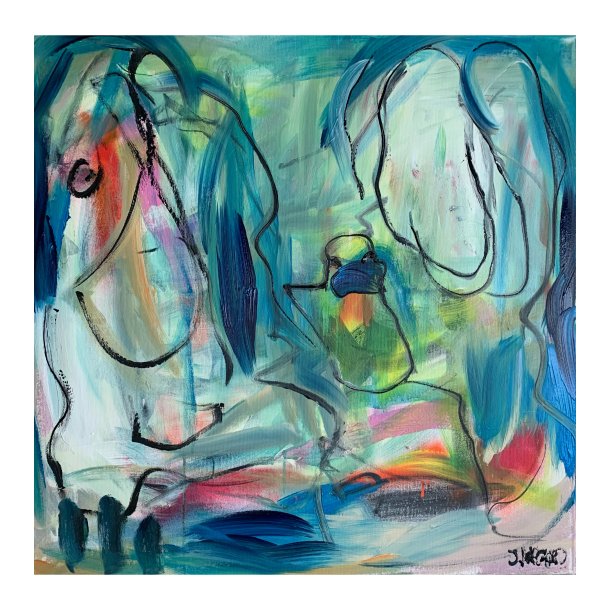 Sparkle.  80x80 cm