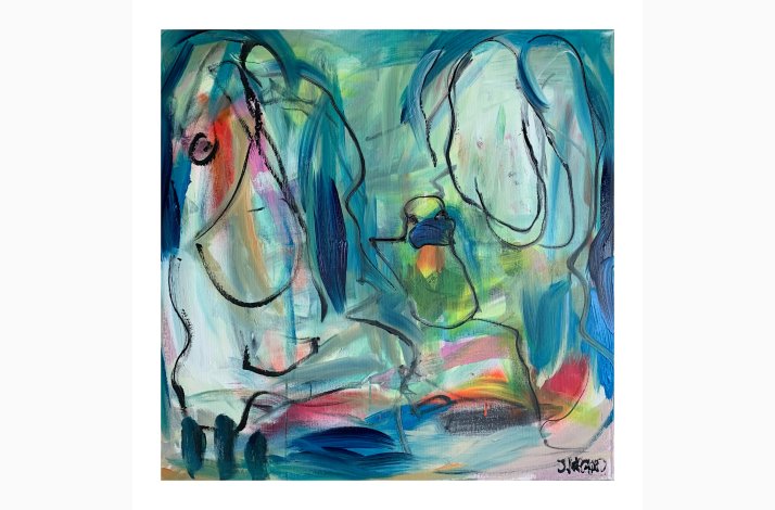 Sparkle.  80x80 cm