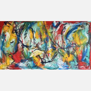 That moment. 119x219 cm