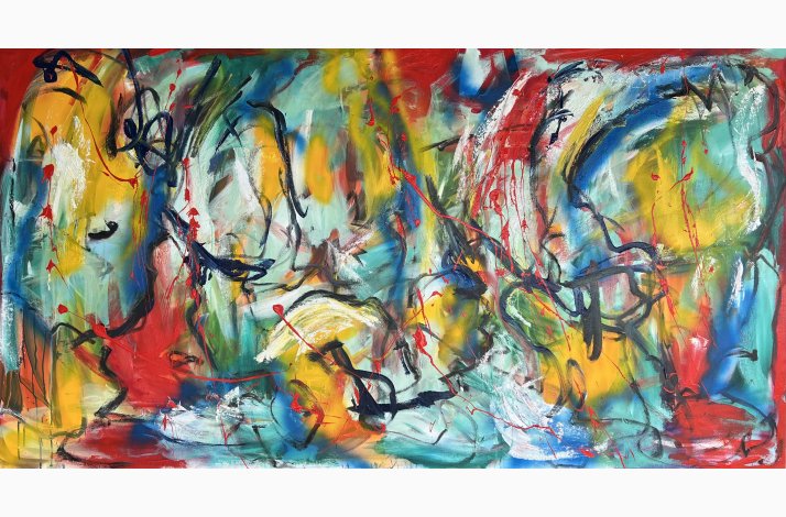 That moment. 119x219 cm