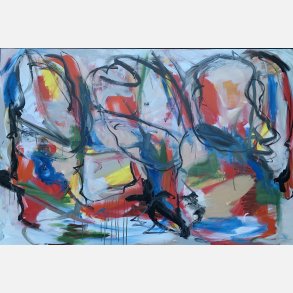 Face the truth (100x150 cm)