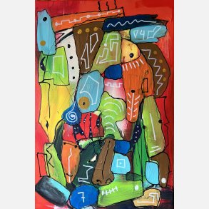 Night and Day. 60x40 cm