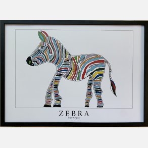 Zebra 31,5x43,5 cm