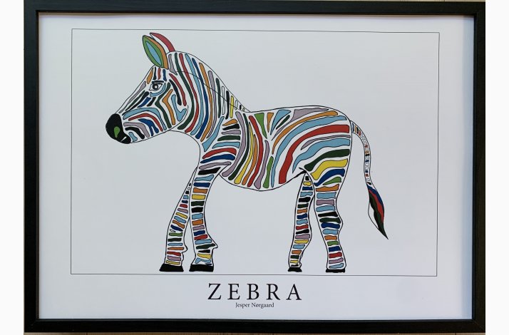 Zebra 31,5x43,5 cm