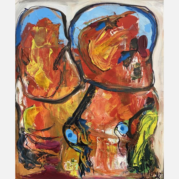 Dine jne er s bl 60x50 cm