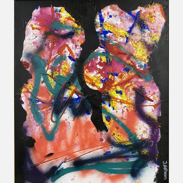 Silhouetternes dans 60x50 cm