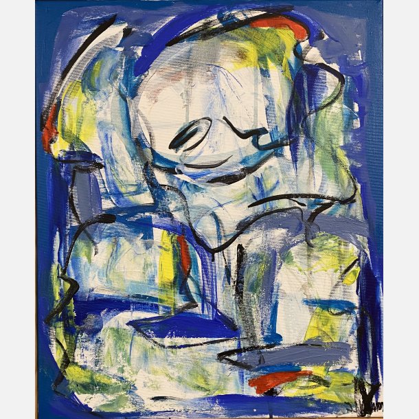 Sammensmeltningens kunst 60x50 cm