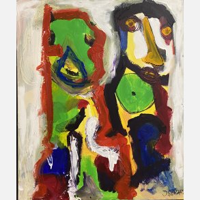 Midt imellem alting finder vi flles grnt 60x50 cm