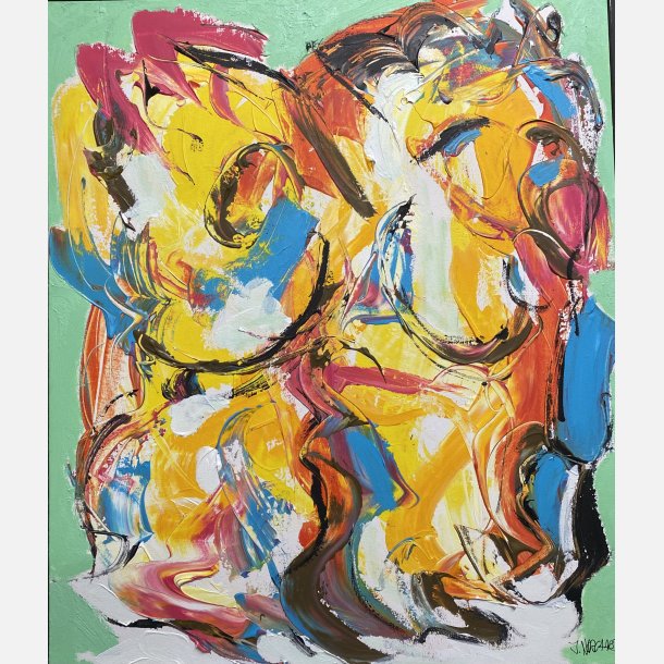 Et andet sted i venskabet 70x60 cm