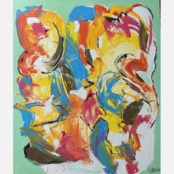 Et fjerde sted i venskabet 70x60 cm