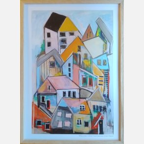 What you find - is behind 42x29,7 cm (kunstprint)