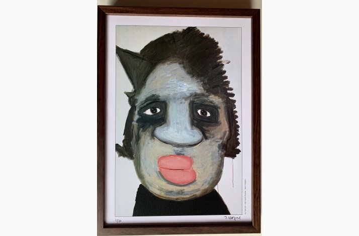 The Troll Girl 29,7x21 cm indrammet