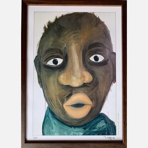 The Friend 29,7x21 cm indrammet