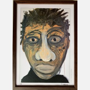 The Carpenter 29,7x21 cm indrammet