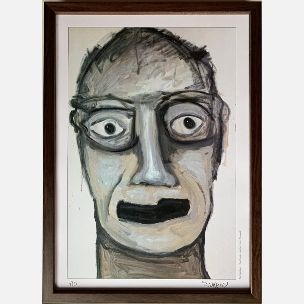The Calculator 29,7x21 cm indrammet