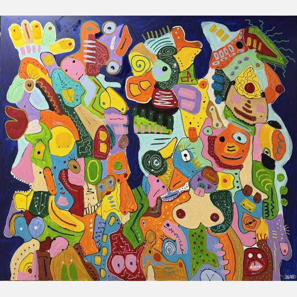 Den dag verden blev til et bedre sted 180x160 cm